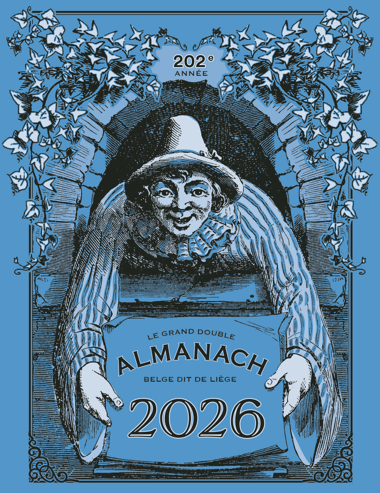 Le grand double almanach belge, dit de liege 2026 - Livre d'occasion