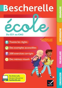 BESCHERELLE ECOLE - FRANCAIS (CE1 AU CM2) - TOUT LE PROGRAMME DE FRANCAIS A L'ECOLE PRIMAIRE - Livre d'occasion
