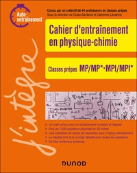 Cahier d'entrainement en physique-chimie mp-mpi - Livre d'occasion