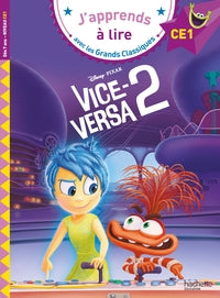 Disney - pixar - vice-versa 2, ce1 - Livre d'occasion