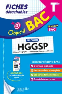 Objectif bac fiches - specialite hggsp tle - Livre d'occasion