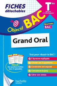 Objectif bac fiches - le grand oral du bac tle - Livre d'occasion