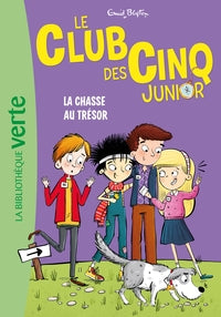 LE CLUB DES CINQ JUNIOR, TOME 19 - LA CHASSE AU TRESOR - Livre d'occasion