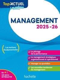 Top'actuel management 2025-2026 - Livre d'occasion