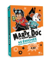 Marty & doc le manoir infernal - 45 enigmes pour super enqueteur - Livre d'occasion