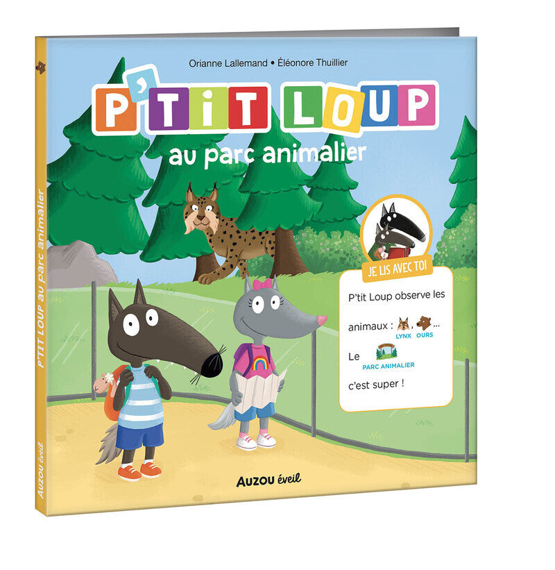 P'tit loup au parc animalier - Livre d'occasion