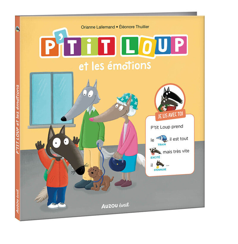 P'tit loup et les emotions - Livre d'occasion
