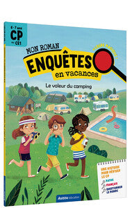 Mon roman - enquetes cp - le voleur du camping - Livre d'occasion