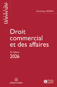 DROIT COMMERCIAL ET DES AFFAIRES 2026. 32E ED. - Livre d'occasion
