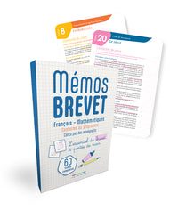Memos brevet : 60 fiches completes - francais - mathematiques - l'essentiel du brevet a portee de ma - Livre d'occasion