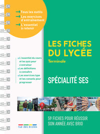 Les fiches du lycee - terminale - specialite ses - 65 fiches pour reussir son annee avec brio - Livre d'occasion