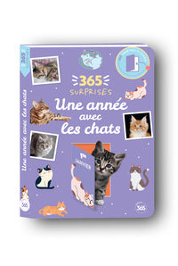 365 SURPRISES - UNE ANNEE AVEC LES CHATS - Livre d'occasion