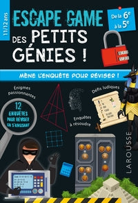 ESCAPE GAME DES PETITS GENIES - 6E-5E - CAHIER DE VACANCES - Livre d'occasion