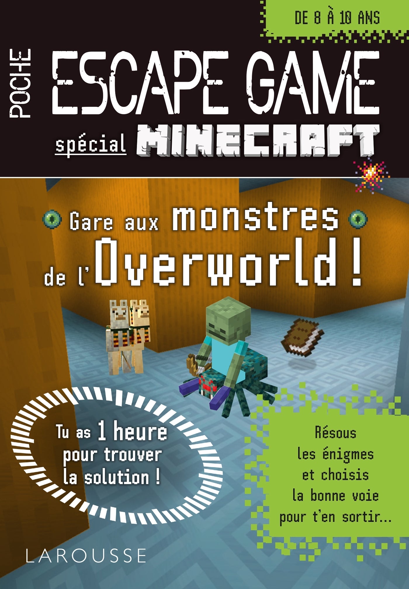 Escape game minecraft - gare aux monstres de l'overworld - Livre d'occasion