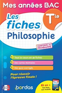 Mes annees bac - les fiches philosophie tle - Livre d'occasion