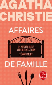 Affaires de famille (nouvelle traduction revisee) - la mysterieuse affaire de styles + temoin muet - Livre d'occasion