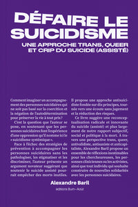Defaire le suicidisme - Livre d'occasion
