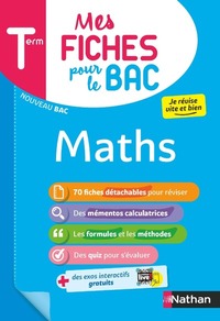 Mes fiches pour le bac mathematiques term - Livre d'occasion