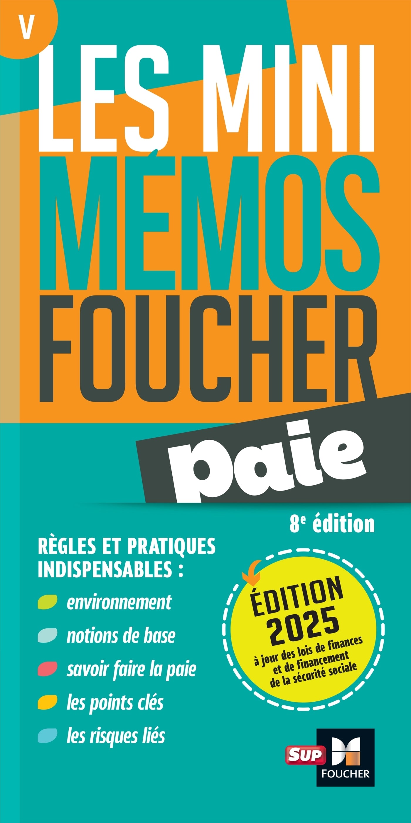 Les mini memos foucher - paie -8e edition - revision - Livre d'occasion
