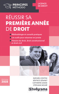 Principes - reussir sa premiere annee de droit - methodologie et conseils pratiques, les outils pour - Livre d'occasion
